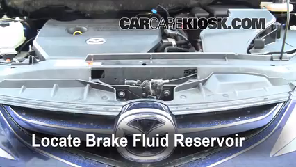 2009 Mazda 5 Sport 2.3L 4 Cyl. Brake Fluid Add Fluid